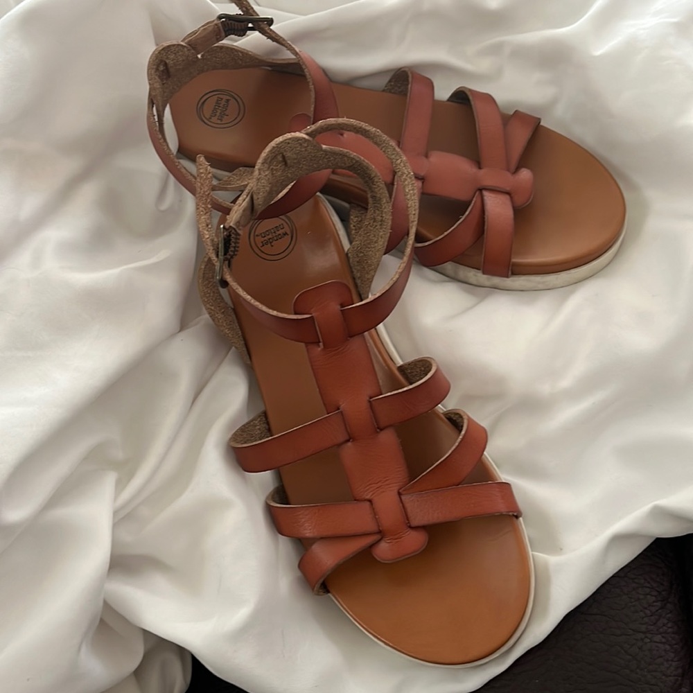 Brown strappy sandal wonder nation
